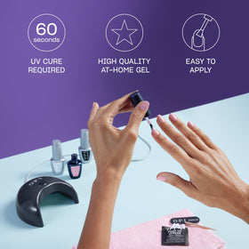 OPI Hear Me-ow gel nail polish application on nails