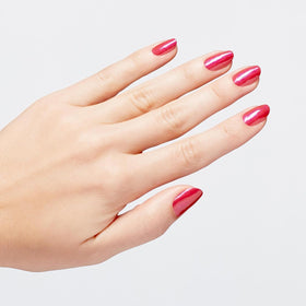 OPI Infinite Shine Strawberry Margarita nail polish packaging