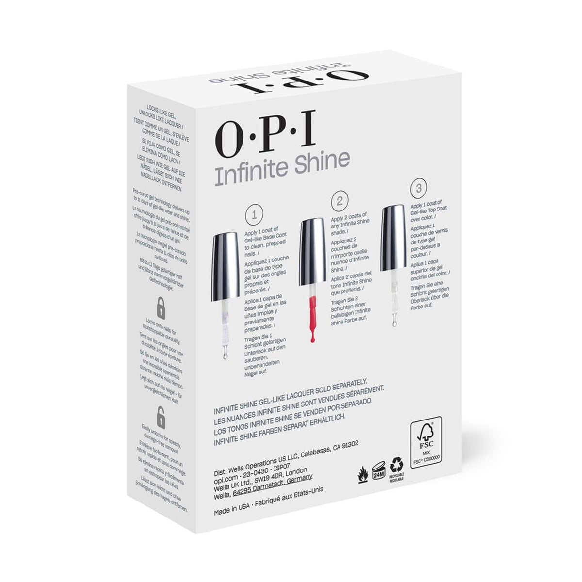 OPI Infinite Shine Top Coat bottle close-up