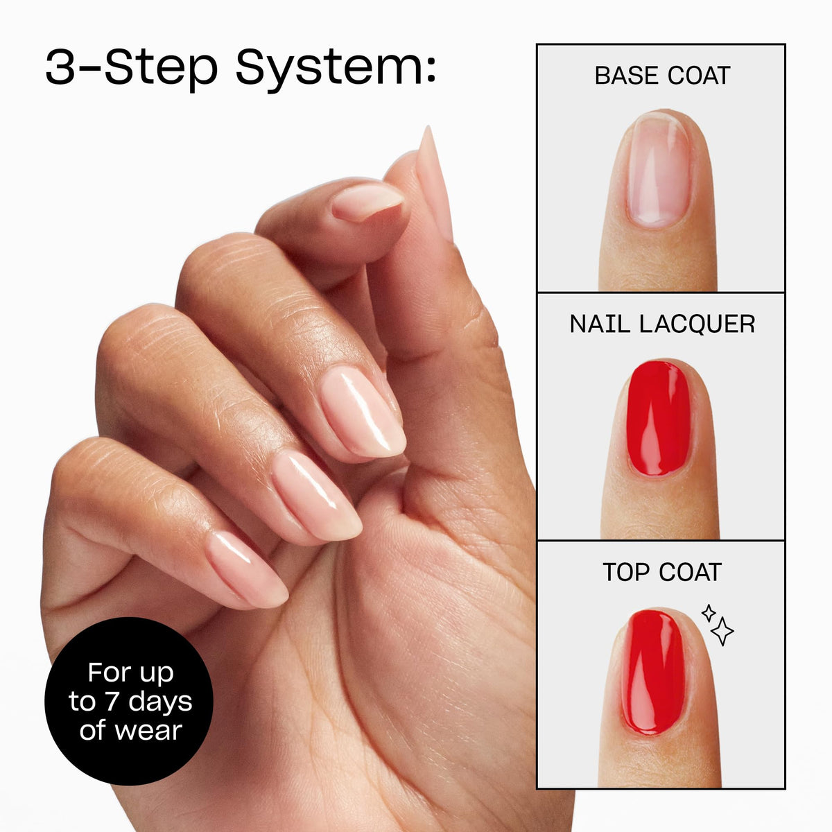 OPI Matte Top Coat next to nail polish