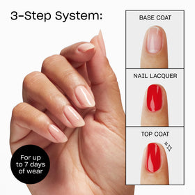 OPI Matte Top Coat next to nail polish