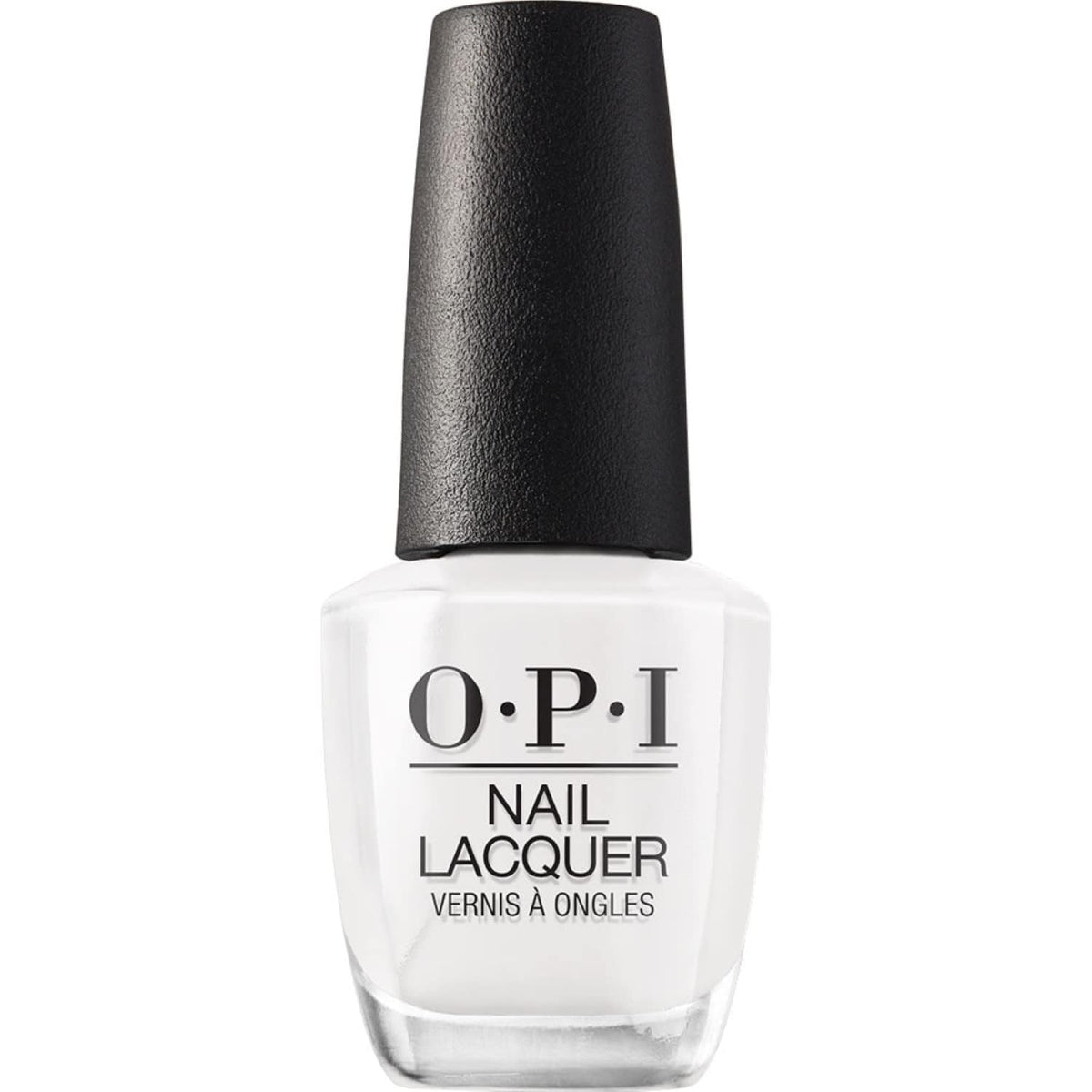 OPI Nail Lacquer Alpine Snow front view with white crème finish