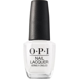 OPI Nail Lacquer Alpine Snow front view with white crème finish