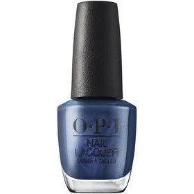 OPI Nail Lacquer Aquarius Renegade dark blue pearl nail polish front view