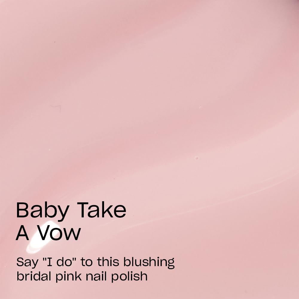 OPI Nail Lacquer Baby, Take a Vow 15ml polish application on nails