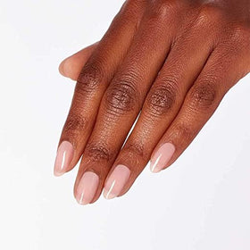 OPI Nail Lacquer Bare My Soul application on a model's nails