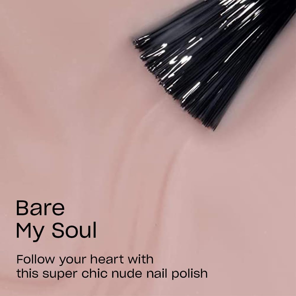 OPI Nail Lacquer Bare My Soul nail polish bottle side view