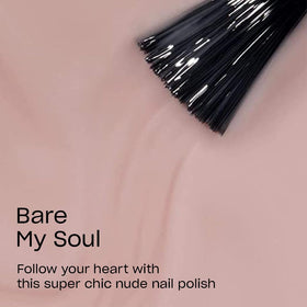 OPI Nail Lacquer Bare My Soul nail polish bottle side view