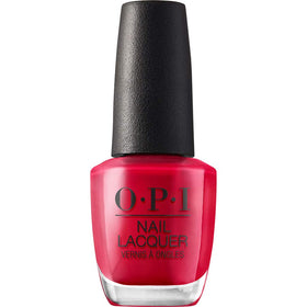 OPI Nail Lacquer by Popular Vote dark red bottle front view