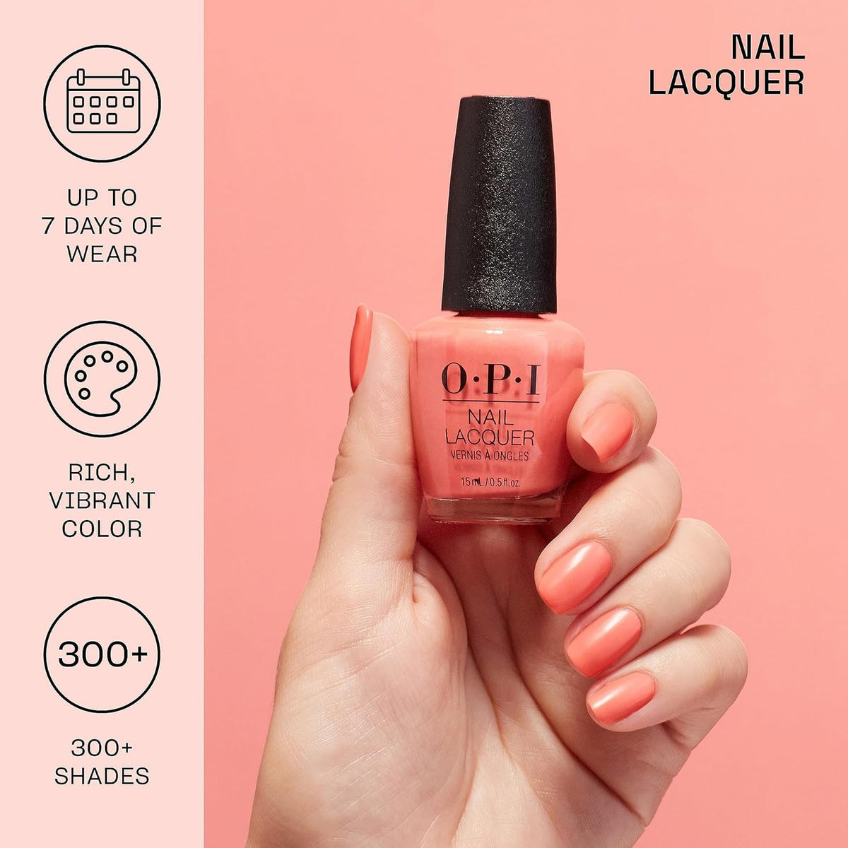 OPI Nail Lacquer Chopstix and Stones bottle with packaging