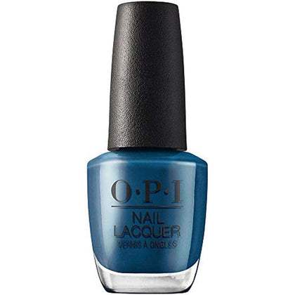 OPI Nail Lacquer Duomo Days, Isola Nights dark blue nail polish front view