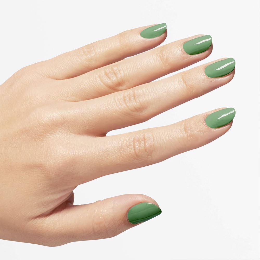 OPI Nail Lacquer $elf Made applied on nails showing smooth finish