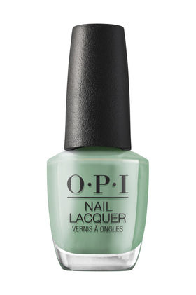 OPI Nail Lacquer $elf Made bright green crème nail polish front view