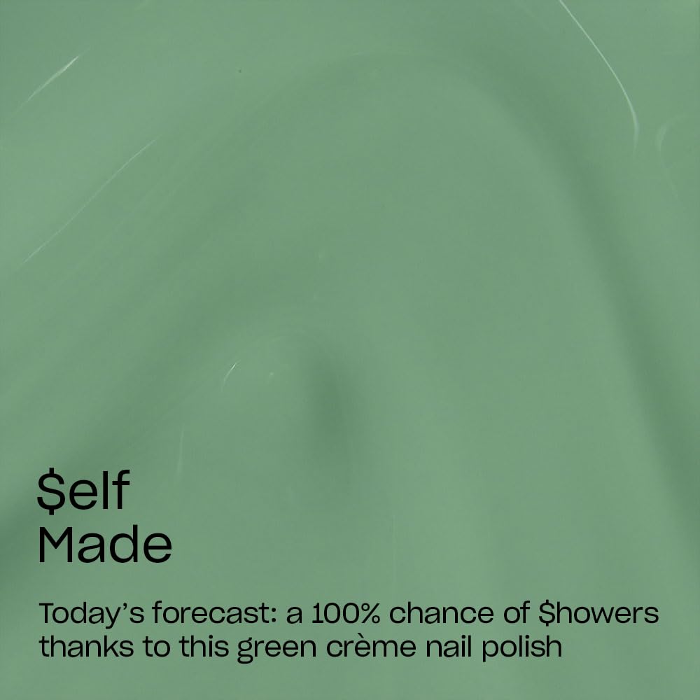 OPI Nail Lacquer $elf Made packaging with vibrant green colour