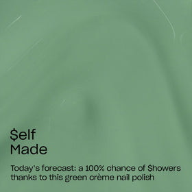 OPI Nail Lacquer $elf Made packaging with vibrant green colour