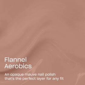 OPI Nail Lacquer Flannel Aerobics brush close-up showing Pro-Wide design