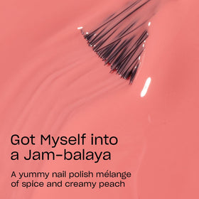 OPI Nail Lacquer Got Myself into a Jam-balaya bottle with brush