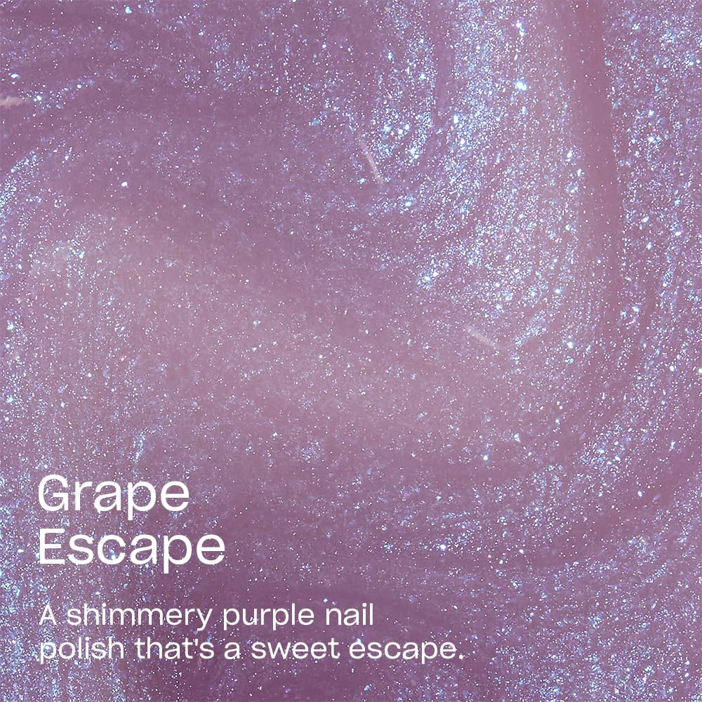 OPI Nail Lacquer Grape Escape bottle side view