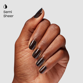 OPI Nail Lacquer Grunge Queen on nails with glossy finish