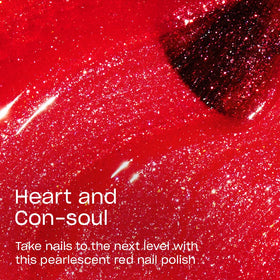 OPI Nail Lacquer Heart and Con-soul bottle with brush