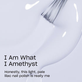 OPI Nail Lacquer I Am What I Amethyst 15ml bottle side view