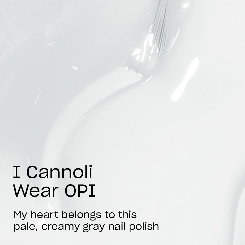 OPI Nail Lacquer I Cannoli Wear OPI brush close-up