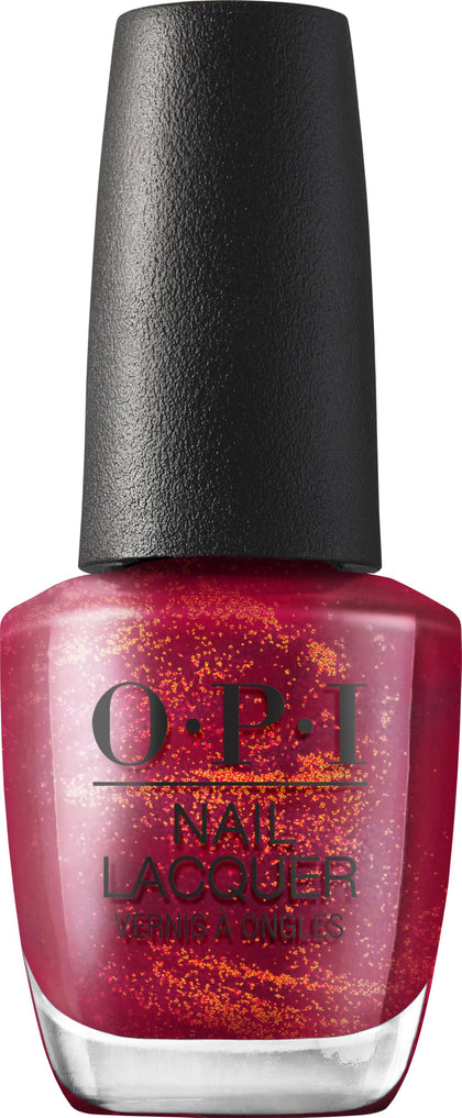 OPI Nail Lacquer I’m Really an Actress dark red pearl bottle front view