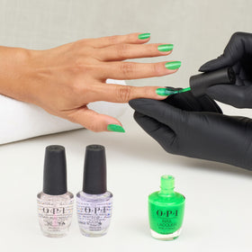 OPI Nail Lacquer Lime of My Life displayed with other nail polishes
