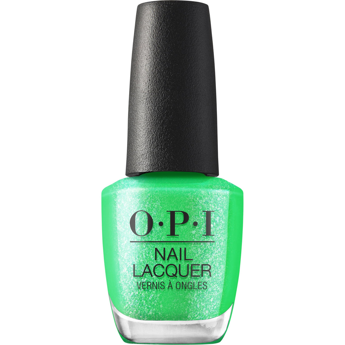 OPI Nail Lacquer Lime of My Life front view with bright lime-green colour