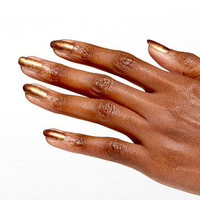 OPI Nail Lacquer Millennium Mocha brush close-up