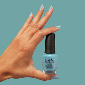 OPI Nail Lacquer packaging with pastel green shade