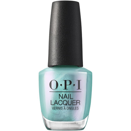 OPI Nail Lacquer Pisces the Future soft blue pearl polish front view