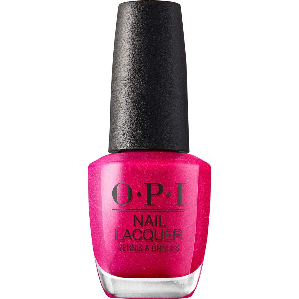 OPI Nail Lacquer Pompeii Purple front view with pearl finish