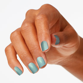 OPI Nail Lacquer Sage Simulation close-up of brush