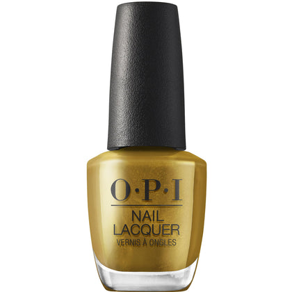 OPI Nail Lacquer SaTURN Me On dark brown metallic nail polish front view