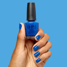 OPI Nail Lacquer Sea-ze the Day applied on nails