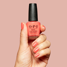 OPI Nail Lacquer Shrimp Cocktail with glossy finish