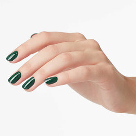 OPI Nail Lacquer Stay Off the Lawn!! brush close-up