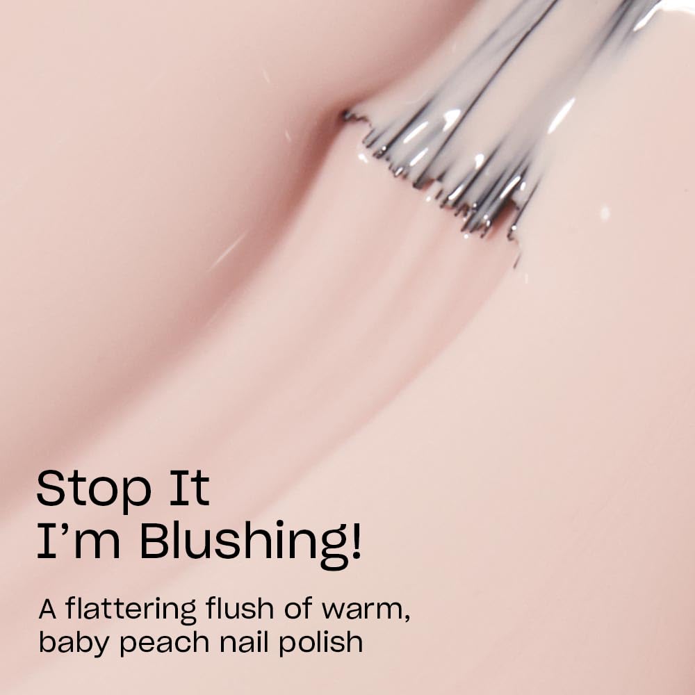OPI Nail Lacquer Stop It I’m Blushing! bottle with pro-wide brush