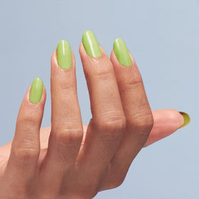 OPI Nail Lacquer Summer Monday-Fridays bright green crème with pro-wide brush