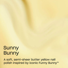 OPI Nail Lacquer Sunny Bunny bottle with Pro-Wide brush