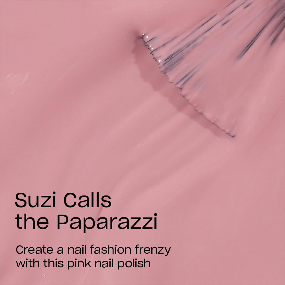 OPI Nail Lacquer Suzi Calls the Paparazzi bottle with pink polish