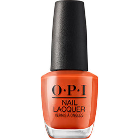OPI Nail Lacquer Suzi Needs a Loch-smith dark orange polish front view