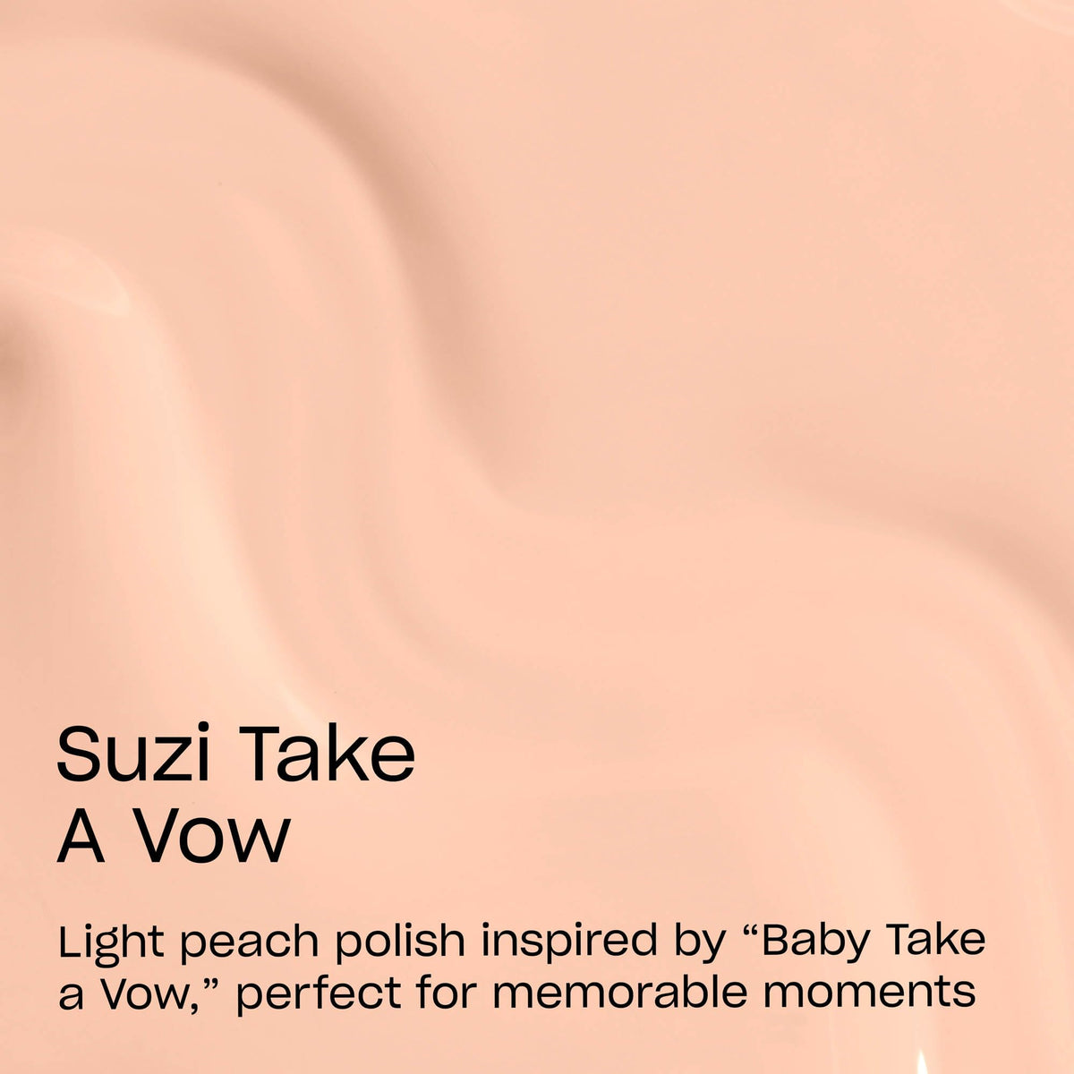 OPI Nail Lacquer Suzi Take a Vow bottle with label