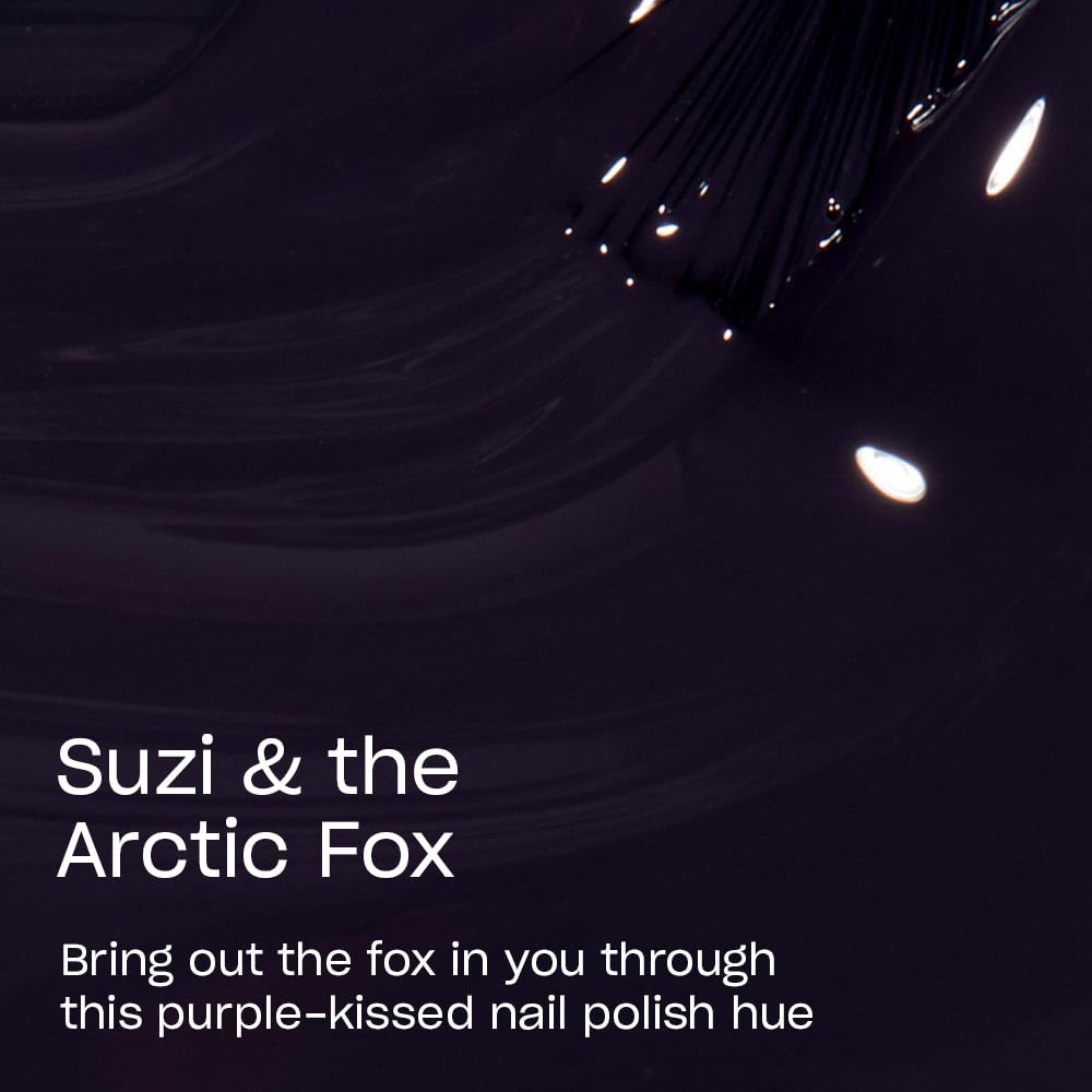 OPI Nail Lacquer Suzi & the Arctic Fox bottle with brush
