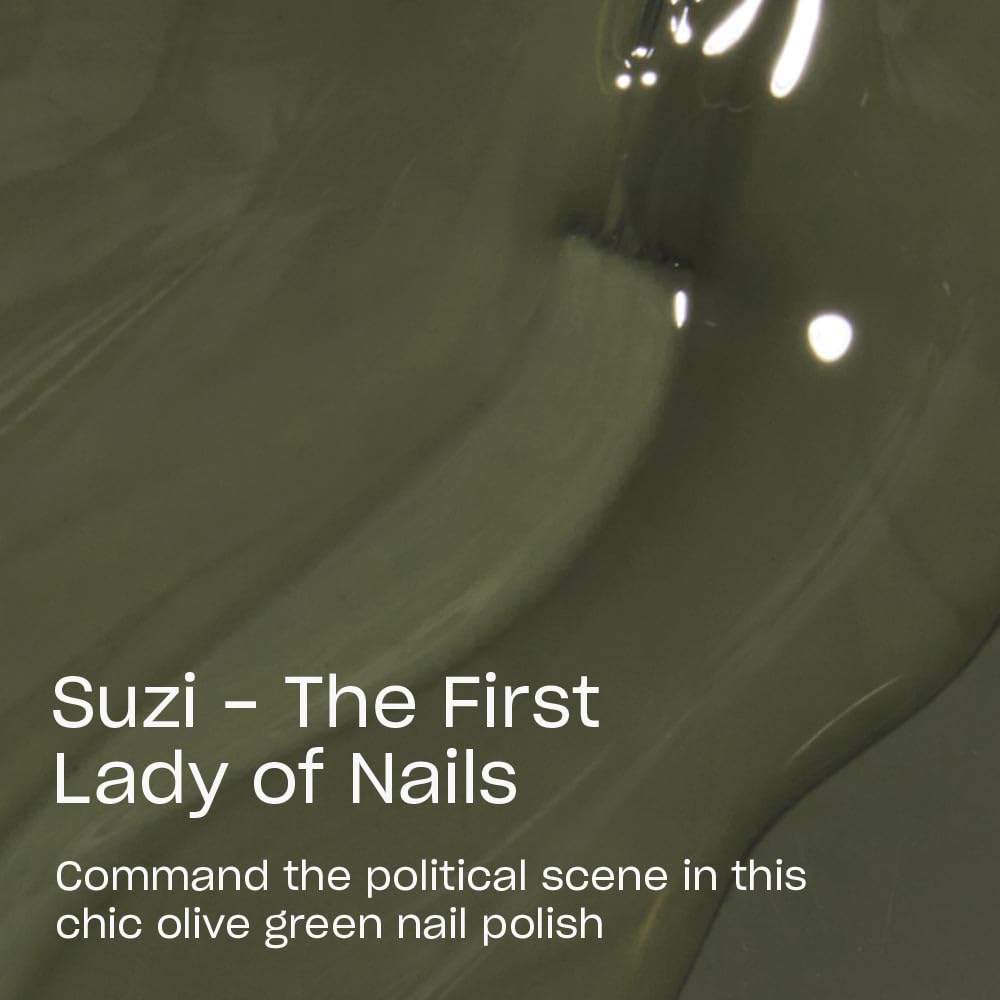 OPI Nail Lacquer Suzi The First Lady of Nails bottle side view