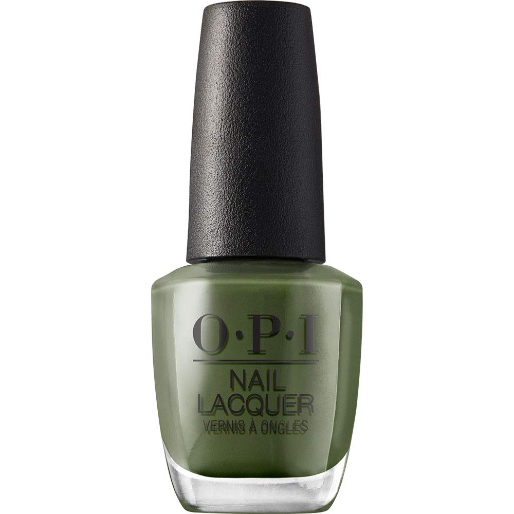 OPI Nail Lacquer Suzi The First Lady of Nails dark green polish bottle front view