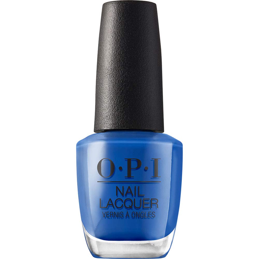 OPI Nail Lacquer Tile Art to Warm Your Heart bright blue polish front view