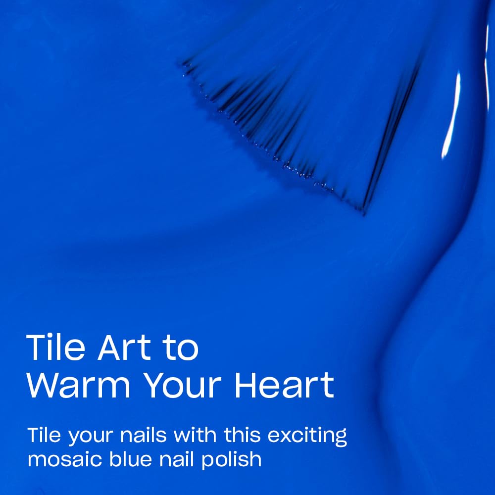 OPI Nail Lacquer Tile Art to Warm Your Heart polish brush close-up