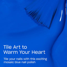 OPI Nail Lacquer Tile Art to Warm Your Heart polish brush close-up